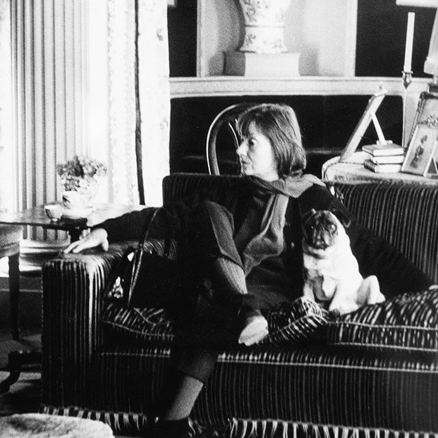 Garbo in England, 1960.