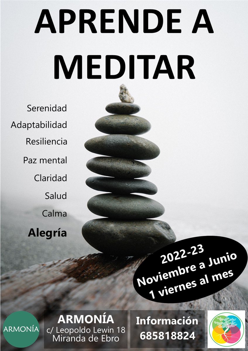 SOYMUSIKA's tweet photo. Nuevo formato: En Noviembre aprendemos a meditar en Armonía ! https://t.co/L8daTXDvLv https://t.co/5bCjOJoPK4