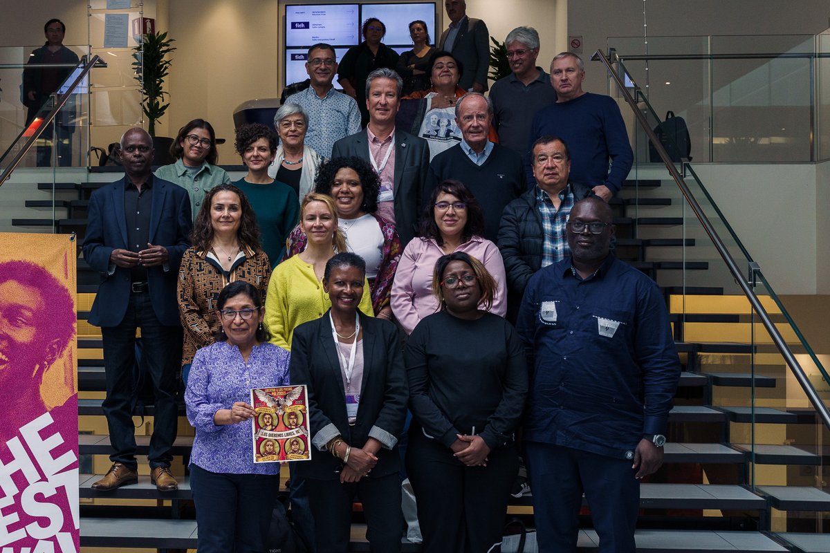 🔵 Last day of #CongressFIDH2022! A huge thank you to #FIDH’s staff, organisation members & #HumanRights defenders from around the world🌍for making this event possible 🙏 📸 Baptiste Cottereau / FIDH