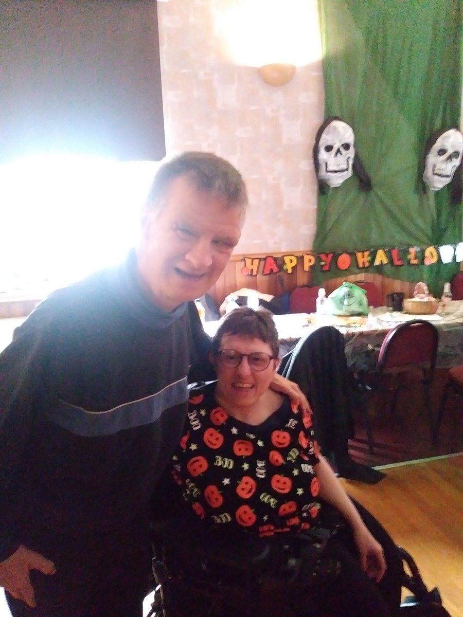 Linzi and Alistair at the tea dance haloween 😻👿😈