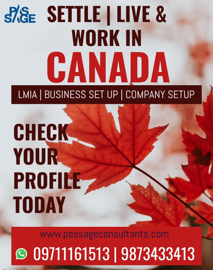 Passage Consultants LLP
passageconsultants.com
visasubmit.in

#canadaimmigration #Candaprvisa #LMIA #canadaworkpermit #spousevisa #businessvisa