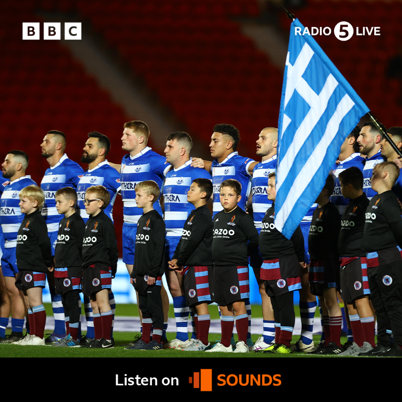 5liveSport's tweet photo. All About Greece. 🏉🇬🇷

Before 2017, rugby league was illegal in Greece. ❌

Now they are in the #RLWC2021 🏆

@DaveWoodsSport finds out about their incredible journey. 

Listen on @BBCSounds 👇