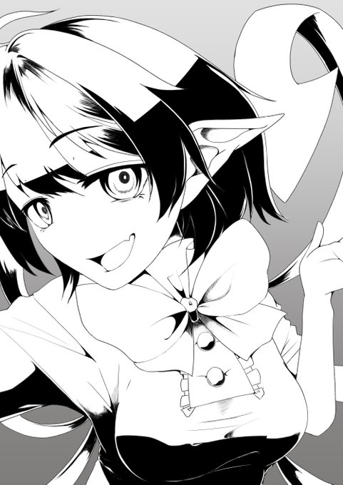 モノクロぬえちゃん
#東方project
#封獣ぬえ 