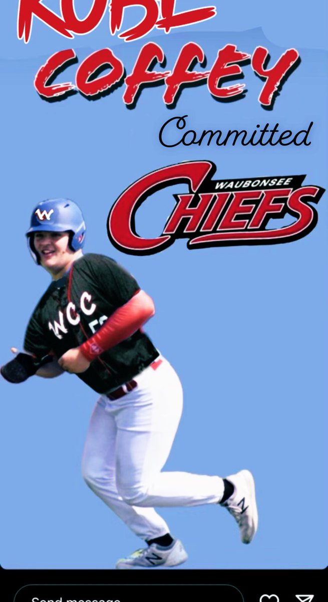 KobeCoffey05's tweet photo. I am excited to announce that I will be continuing my baseball career at Waubonsee Community College. I’m thankful for my coaches, teammates, and my family who has helped me along my journey and I’m excited for what the future holds! @WCCBaseball @SavageBBClub @awhsbaseball https://t.co/zz83LzKjW4