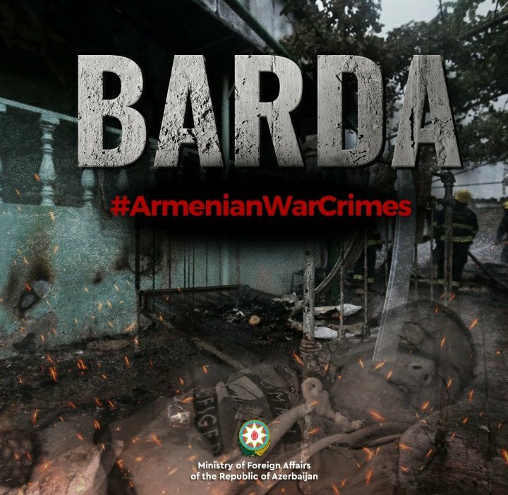 sahsuvaraliyev's tweet photo. 27-28.10.2020🥀
#Barda 🇦🇿
#PrayForBarda 🇦🇿
#DontBelieveArmenia
#StopArmenianTerrorism
#StopArmenianAggression #StopArmenianOccupation
#Twitter https://t.co/X0BbDZSdrB