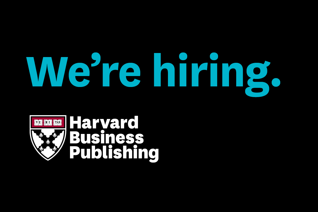 If working in a global, dynamic organization sounds exciting, being surrounded by intellectually curious colleagues sounds energizing, and working in a culture anchored in high standards sounds ideal; Harvard Business Publishing is the place for you. 
hbpublishing.wd1.myworkdayjobs.com/en-US/Careers