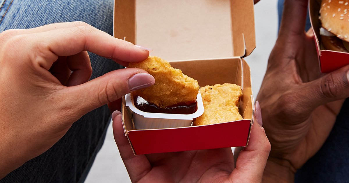 CK: We’re also focused on growing our business through chicken by leaning into the strength of core icons like Chicken McNuggets. At the same time, we are very confident in new global favorites like the McCrispy chicken sandwich. $MCD