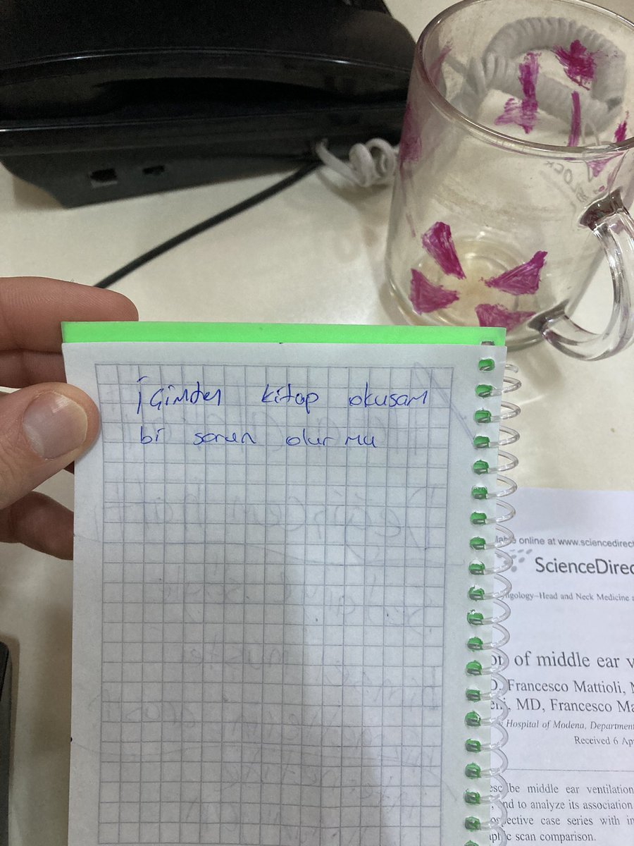 Postop ses istirahati verdiğim hastanın aklına takılan soru: