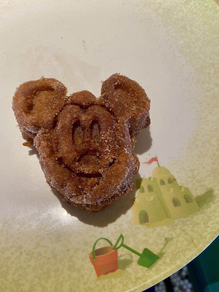 A churro Mickey waffle? Yes please. #DisneyCruise #MickeyMouse