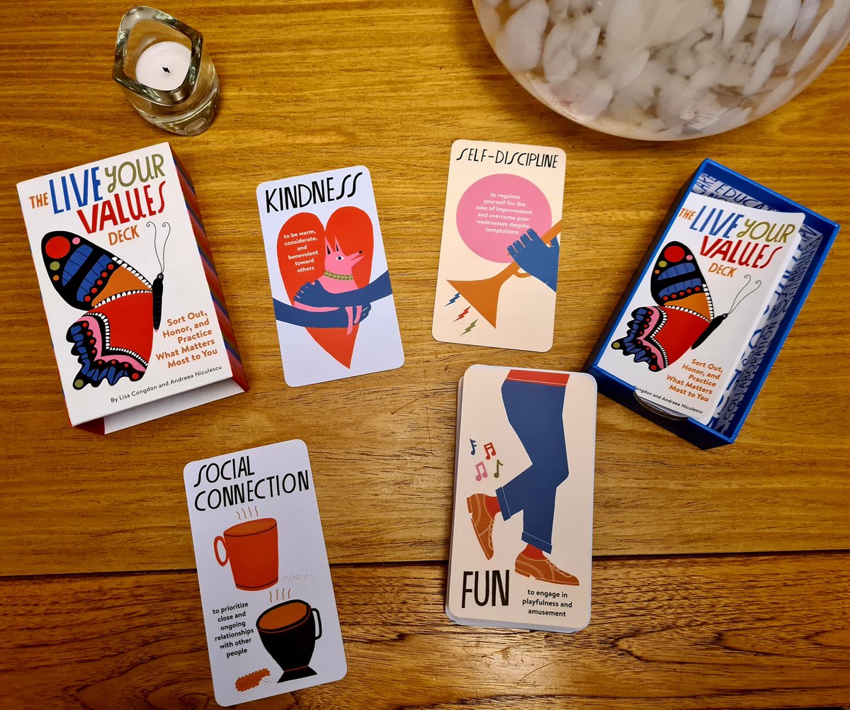 After seeing <a href="/NCLPsych/">Ben</a> recommend these values cards on here, we've purchased a set for our team. They're Beautiful!! 😍We fear the lovely pictures will make it even harder to narrow them down, but can't wait to start using them with our clients ☺