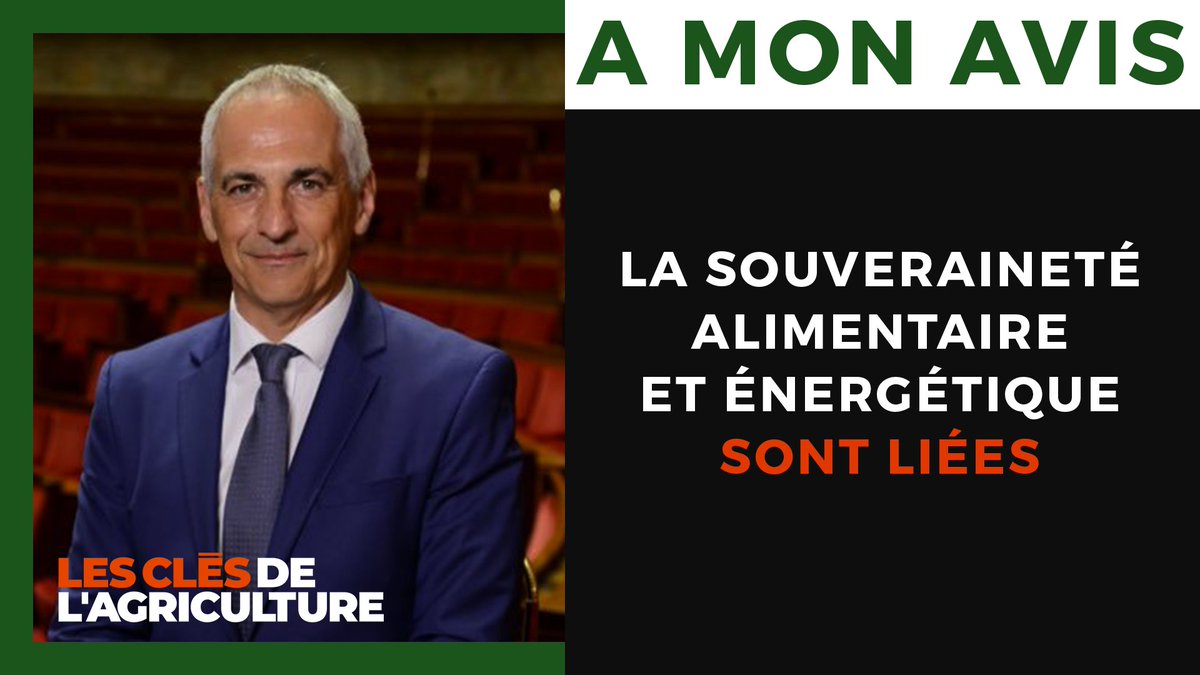 🎙️ AGRIPODCAST

"La souveraineté alimentaire et énergétique sont liées."
💬 <a href="/Jean_LucFUGIT/">Jean-Luc FUGIT</a>, Député du Rhône

🔊 A écouter ici 👉 lesclesdelagriculture.com/nos-podcasts/

#Agriculture #Résilience #Alimentation