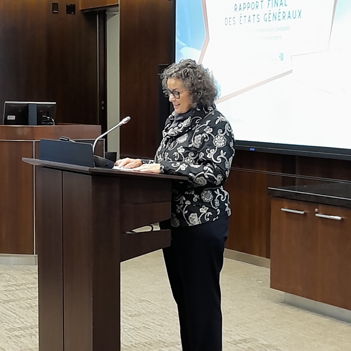 Le lancement du rapport Bâtir ensemble le postsecondaire en français de l’avenir se poursuit avec des allocutions de notre coprésidente <a href="/sbouffardUSB/">Sophie Bouffard</a> et de la présidente de <a href="/fcfacanada/">FCFA du Canada</a> <a href="/Liane_Roy_/">Liane Roy</a>.

📽️Pour visionner en direct: bit.ly/3TUhA81
#frCan | #egpostsecondaire