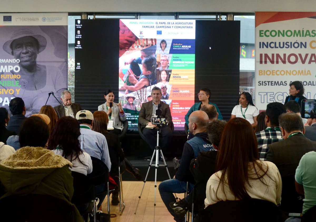Cómo posicionar a la agricultura familiar en la política pública; empoderamiento de mujeres rurales e importancia de conectar campo y ciudad para generar más oportunidades, fueron algunos de los temas tratados ayer en la agenda académica de la #UniónEuropea en @expoagrofuturo.
