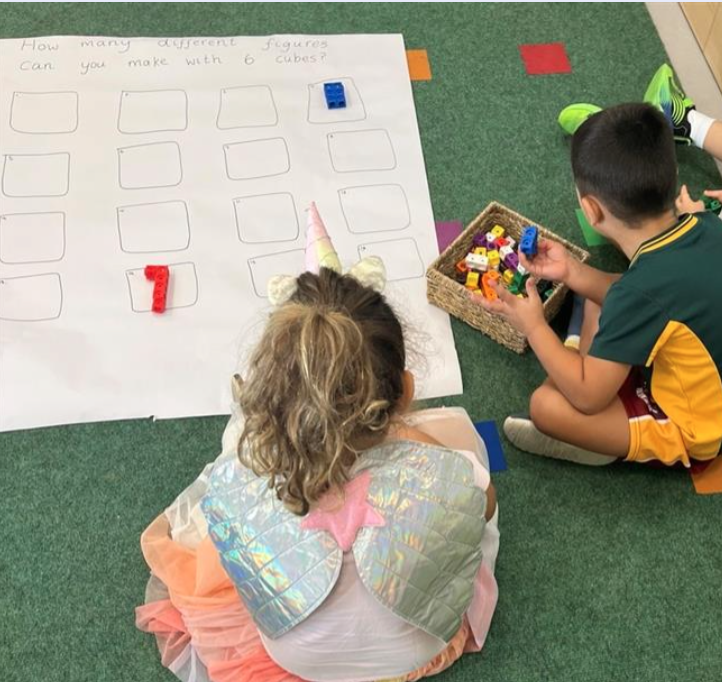 RISAbuDhabiKCC's tweet photo. Stunning maths inquiry unfolding in EY1! These environments! 💚 These learning opportunities 💚 #KCCknowledge #KCCcourage #KCCconnection https://t.co/LNbGJqC5Jk