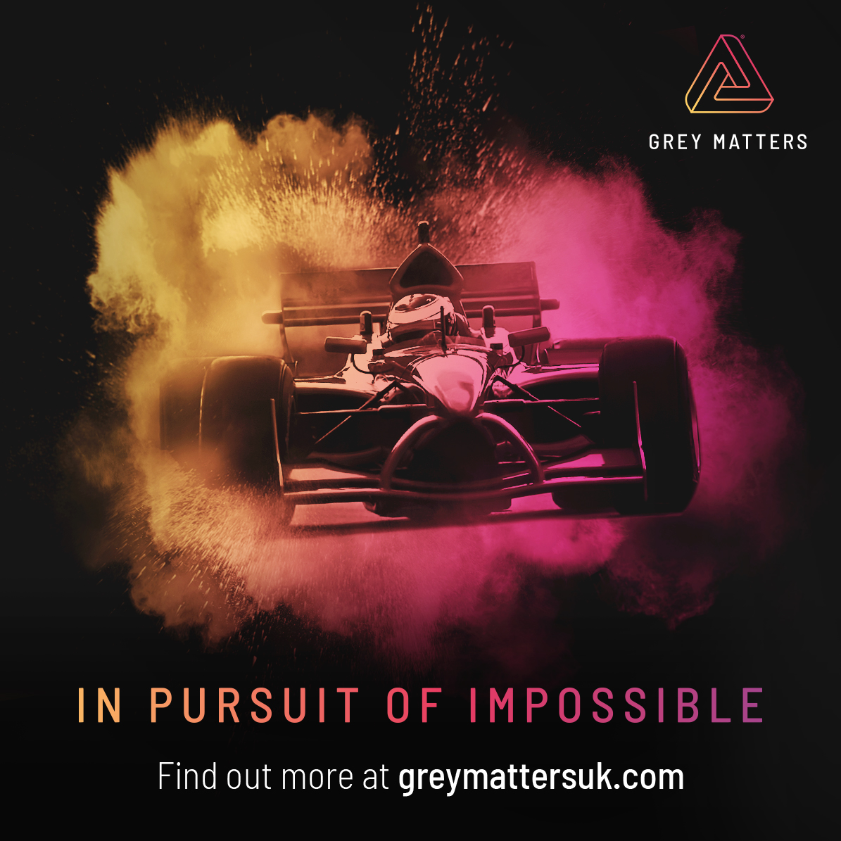 Our approach puts YOU in the driving seat of your own personal research project, generating your own bespoke solutions. Find out more by visiting greymattersuk.com 🏎

#sportperformance #sportpsychology #coaching #performance #topofyourgame #drivers #driving #greymattersuk