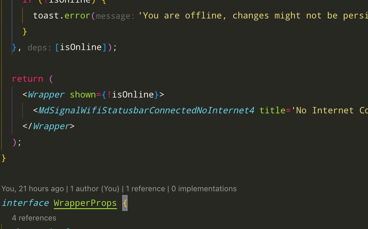 polleps's tweet image. Ah yes, MdSignalWifiStatusbarConnectedNoInternet4, my favorite icon.