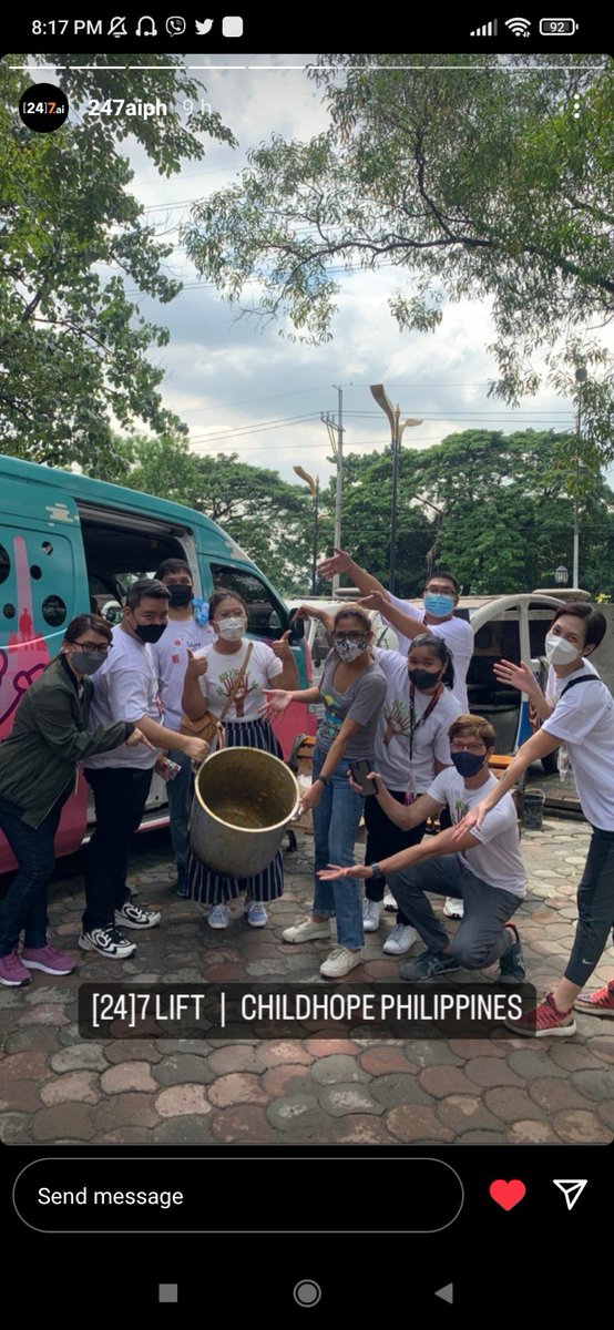 Kalyenderia activity with <a href="/ChildhopePH/">Childhope Philippines Foundation</a> was a success! Huge pot of sotanghon: EMPTY! Tummies of street children: FULL! 🥰