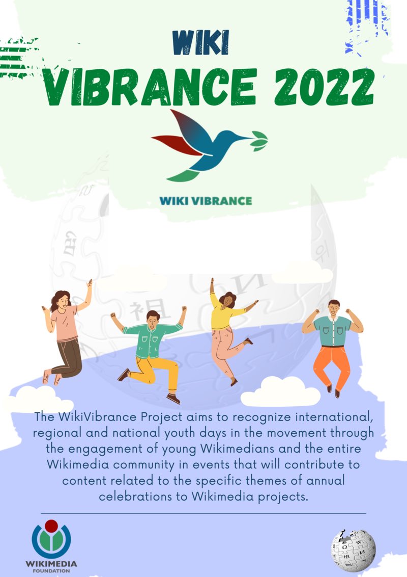 NcpugC's tweet photo. Join Us on 30th October 2022 to celebrate.
•#WikiLovesInternationalYouthDay
•#WikiLovesYouth
•#WikiYouth
•#Wikimania
•#WikiIYDCelebration https://t.co/yD1cyeXOQC