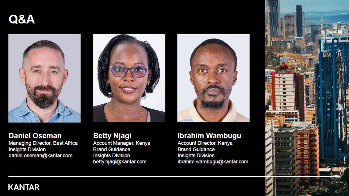 Kantar_AME's tweet photo. THAT’S A WRAP! 🎬
Get in touch on any platform below for an overview of @Kantar’s #GlobalIssuesBarometer study, with a focus on the Kenyan experience in the world’s own words.
🎧 Missed our experts’ insights? Set aside an hour to rewatch this episode ➡️ https://t.co/BMzdAdTqrR https://t.co/E9QYzzR3K6