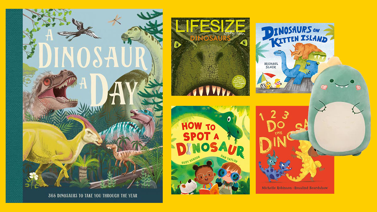 We're giving away a dinotastic bundle of books - and a super-cute dinosaur plush, too! It's all to celebrate the fab new book A Dinosaur A Day, which introduces you to an amazing creature every single day of the year: booktrust.org.uk/books-and-read…