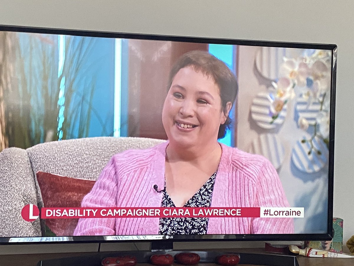 SlavkaJovanovic's tweet photo. @ciarale01 you were amazing on #Lorraine! 💖 You are a wonderful spokesperson for learning disabled people. Good luck in achieving your 5 year plan! ✨✨✨ https://t.co/M16pmk04SZ