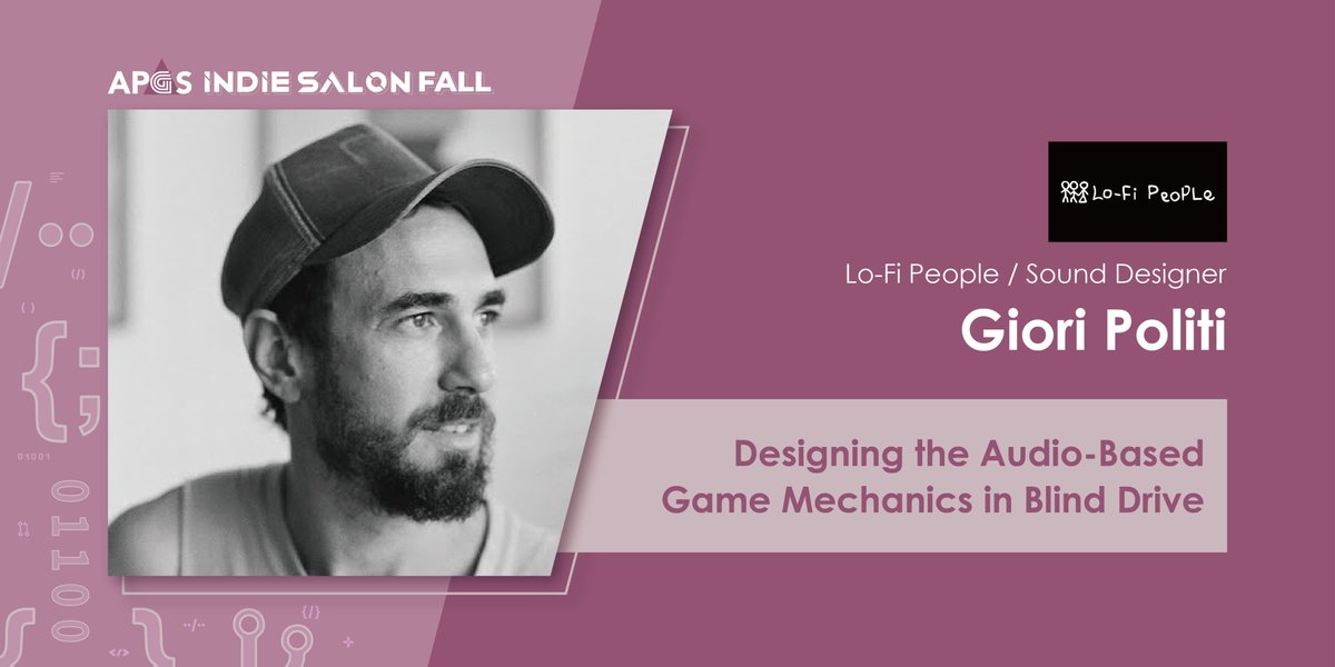 Taipei Game Show (@taipeigameshow) on Twitter photo #APGS #IndieSalon #GameAudio
The winner of the IGA 2023 Best Mobile - <a href="/lofipeople/">Lo-Fi People</a> talked about "Designing the Audio-Based Game Mechanics in Blind Drive" in the session based on the experience from the development of <a href="/BlindDriveGame/">Blind Drive</a>.
YouTube link: youtu.be/51raCxdJjHk #APGS #IndieSalon #GameAudio
The winner of the IGA 2023 Best Mobile - <a href="/lofipeople/">Lo-Fi People</a> talked about "Designing the Audio-Based Game Mechanics in Blind Drive" in the session based on the experience from the development of <a href="/BlindDriveGame/">Blind Drive</a>.
YouTube link: youtu.be/51raCxdJjHk