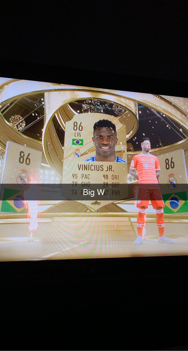 sanchoSZN025's tweet photo. @FIFA22_INFO Big W https://t.co/Vrk8kmnIov