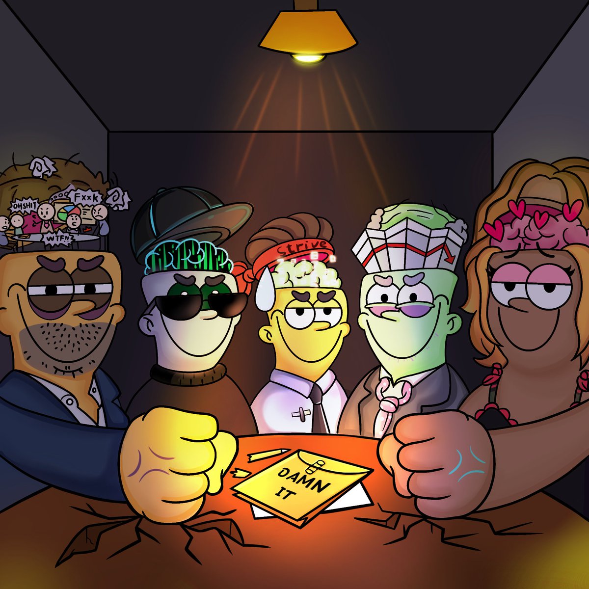 DamnItCommunity's tweet photo. Damn it comes from a group of people who fired their bosses are trying to go against #Web2 rules😎.

We wanna share real emotions with fist crushed those morasses👊🏻. 

🏃🏻Let's start the Damn journey now.

Join damn-free channel in discord to be yourself！

#DamnItNFT #NFT #NFTs https://t.co/1Rf2pxvfhN