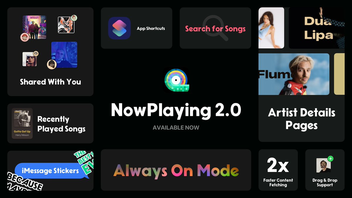 hiddevdploeg's tweet image. 🚀I’m happy to announce that #NowPlaying 2.0 is out now on iPadOS 16, iOS 16 and watchOS 9!

This might be the biggest update I have ever done on one of my apps, but here’s a small gist of what’s new in this release:

Read more about this release: craft.do/s/g2Q3ea7vk5Lm…

#music