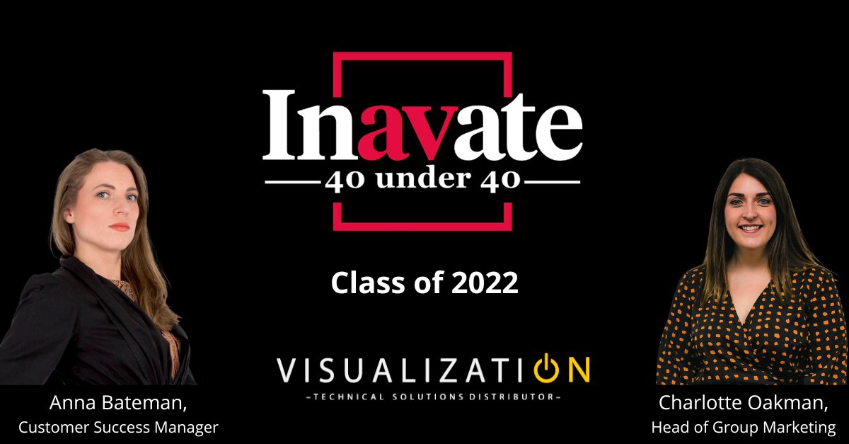 Visualization - Technical Solutions Distributor (@visualizationav) on Twitter photo We're immensely proud of Anna Bateman and Charlotte Oakman for making it into the <a href="/inavate/">Inavate Magazine</a> 40 Under 40 Class of 2022 🎉
Read more here vizuk.com/news/anna-char…
#avtweeps #40under40 #inavate We're immensely proud of Anna Bateman and Charlotte Oakman for making it into the <a href="/inavate/">Inavate Magazine</a> 40 Under 40 Class of 2022 🎉
Read more here vizuk.com/news/anna-char…
#avtweeps #40under40 #inavate
