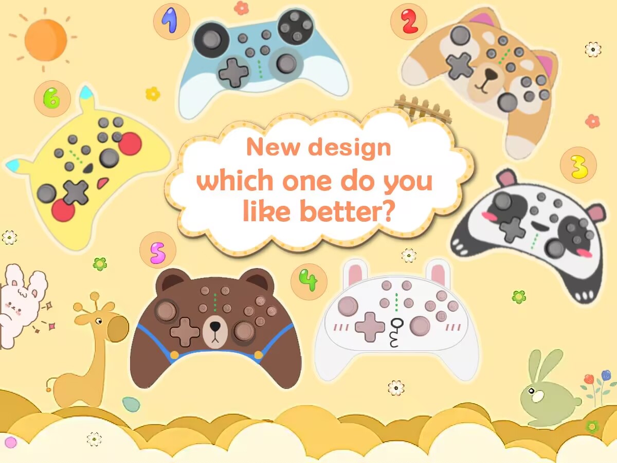 StogaTech's tweet photo. New controllers are coming👏Upgrade your gaming experience!😎
Is there any style you like in this series?
 I believe that you will like one of the models below. 😁😁
Please comment your thoughts🤗

#gaming #controller #ps #switch #Nintendo #game #gamingsetups #gamingpc #joystick https://t.co/YhTvBVMisT
