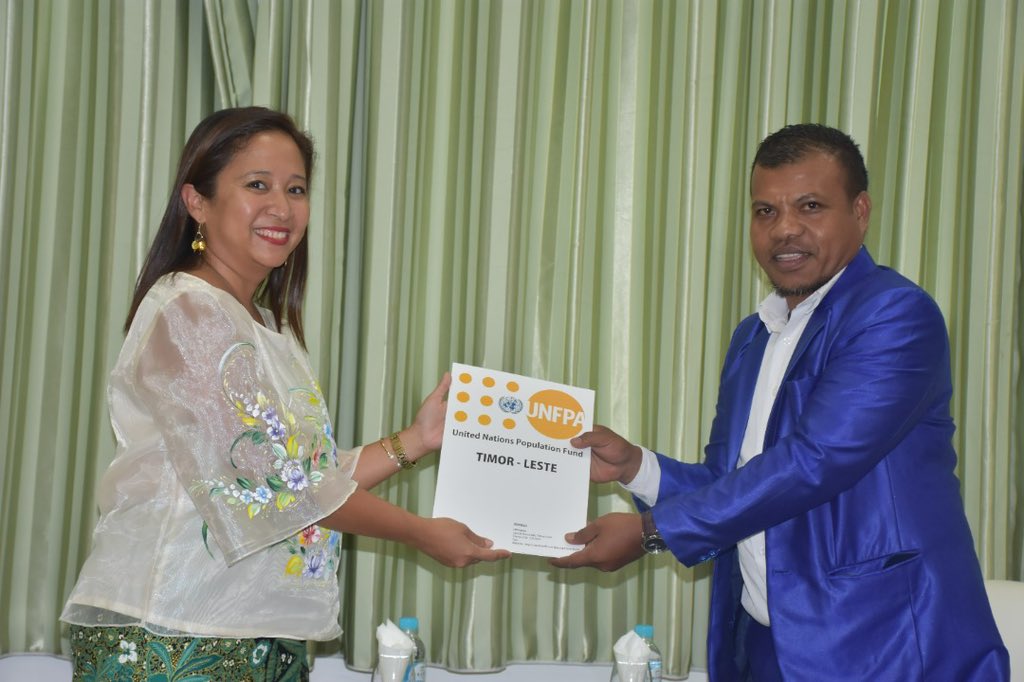 Today I presented my credentials as the new UNFPA Representive for Timor Leste to his Excellency Vice-Minister of Foreign Affairs Mr. Julião da Silva at the Ministry of Foreign Affairs and Cooperation (MoFAC) , Pantai Kelapa-Dili.