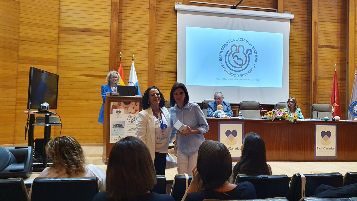 🤱#Madrina de honor de las "II Jornadas <a href="/LactaCanarias/">LactaCanarias</a>" <a href="/Patrici39251909/">Patricia Visiedo</a> 👏👏👏 #enfermera de pediatría con mayúsculas y una compañera excelente 💜
