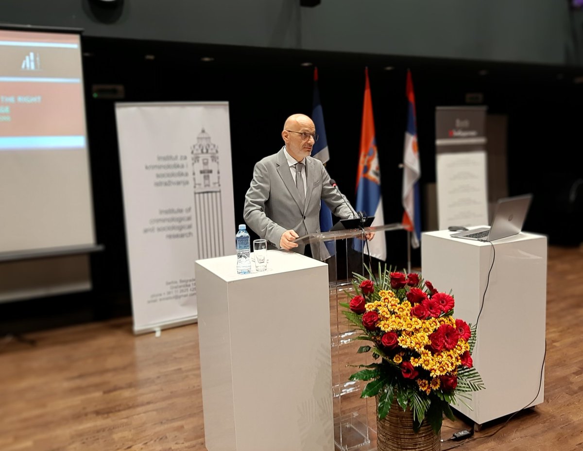 ombudsmanapv's tweet photo. Otvaranje međunarodne naučno-stručne konferencije „Zaštita ljudskih prava: Od detinjstva do prava na dostojanstvenu starost – ljudska prava i institucije“.
@ombudsmanapv Prof. dr Zoran Pavlović i @kriminoloski dr Ivana Stevanović. https://t.co/FbwsIqbiBy