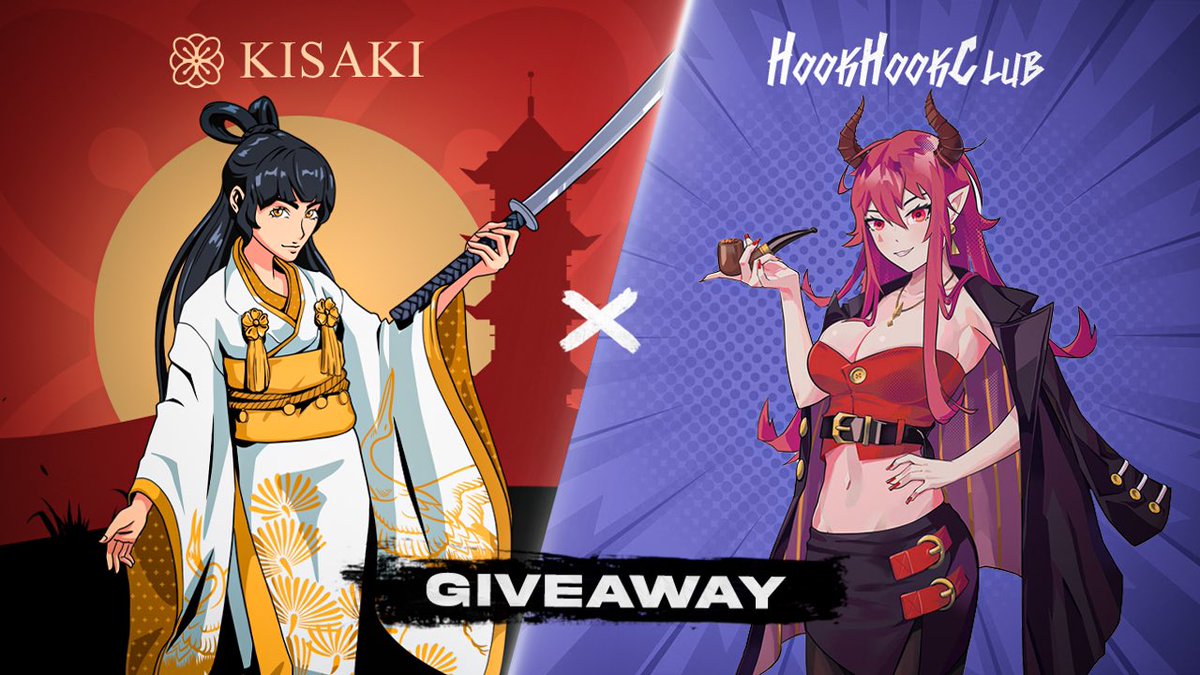 🌸 KISAKI X HookHook Club GIVEAWAY🌸 Prize: 5 WL - KISAKI 2 WL - HookHook Club (Mint 7:00am 10/28 UTC) To Win 🥇 1️⃣Follow @KisakiNFT and @HookHook_Club 2️⃣Retweet this post & ❤️ & tag 3 friends❗️ ✔️Bonus discord.gg/kisakinft discord.gg/Ur82v89WfN 48H⏰ #NFTGiveaway