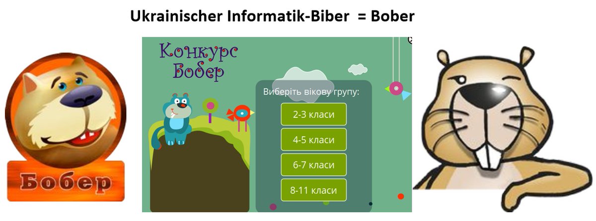 Ukrainische 🇺🇦 Schülerinnen &amp; Schüler in Deutschland können 2022 am ukrainischen Informatik-Biber 🦫(Bober) teilnehmen!  Termin: 07. bis 18.11.22. Die Anleitung dazu gibts bei <a href="/_BWINF/">Bundesweite Informatikwettbewerbe</a>.  #twlz #ThüBi #Informatik #MINT #Mathe #DaZ <a href="/Th_Schulportal/">ThüringerSchulportal</a> <a href="/BildungTH/">TMBWK</a> 
!B