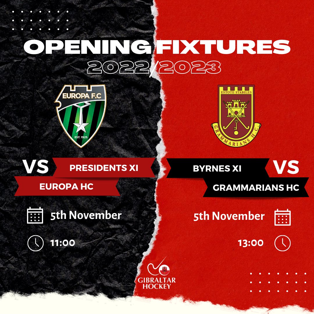 ❤️ Let the excitement begin ❤️

Our annual, honorary Presidents XI and Byrnes XI matches will be kicking off the competitive season.

Make sure to come down to see last year’s league winners <a href="/europafchockey/">Europa FC Ladies Hockey</a> &amp; <a href="/GrammariansHC/">Grammarians H.C.</a> battle against the best of the rest.