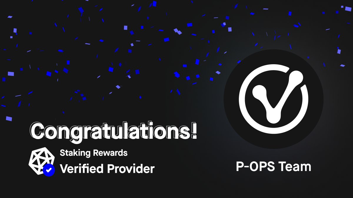 StakingRewards's tweet photo. ๐ฃ P-OPS provide validation and staking services, blockchain consultation, growth acceleration and VC for #Web3 projects.
Official #VerifiedProvider validating ๐
$ONE $GRT $AVAX $SOL $FIS $AKT $AZERO $CQT $AXL $BLD $UMEE $FORTA
Stake with @POpsTeam1: https://t.co/mxceqLlCb1 https://t.co/P94ycVv5dT