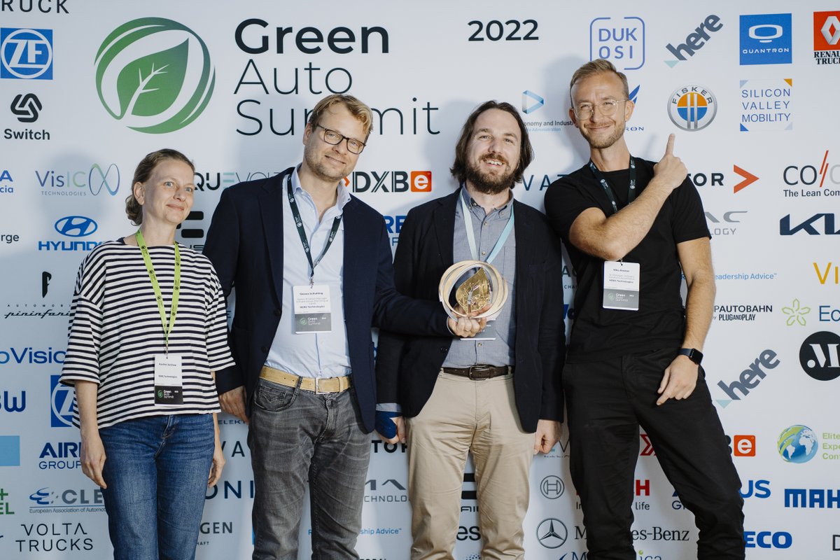 here's tweet photo. 🏆 What a great event the #GreenAutoSummit was this year!
We joined an insightful panel discussion on the topic of EV charging infrastructure and were proud to return home with a shiny new award for being voted Solution Provider of the Year! 🏆
#EV #Automotive https://t.co/9kNVGK0YRD