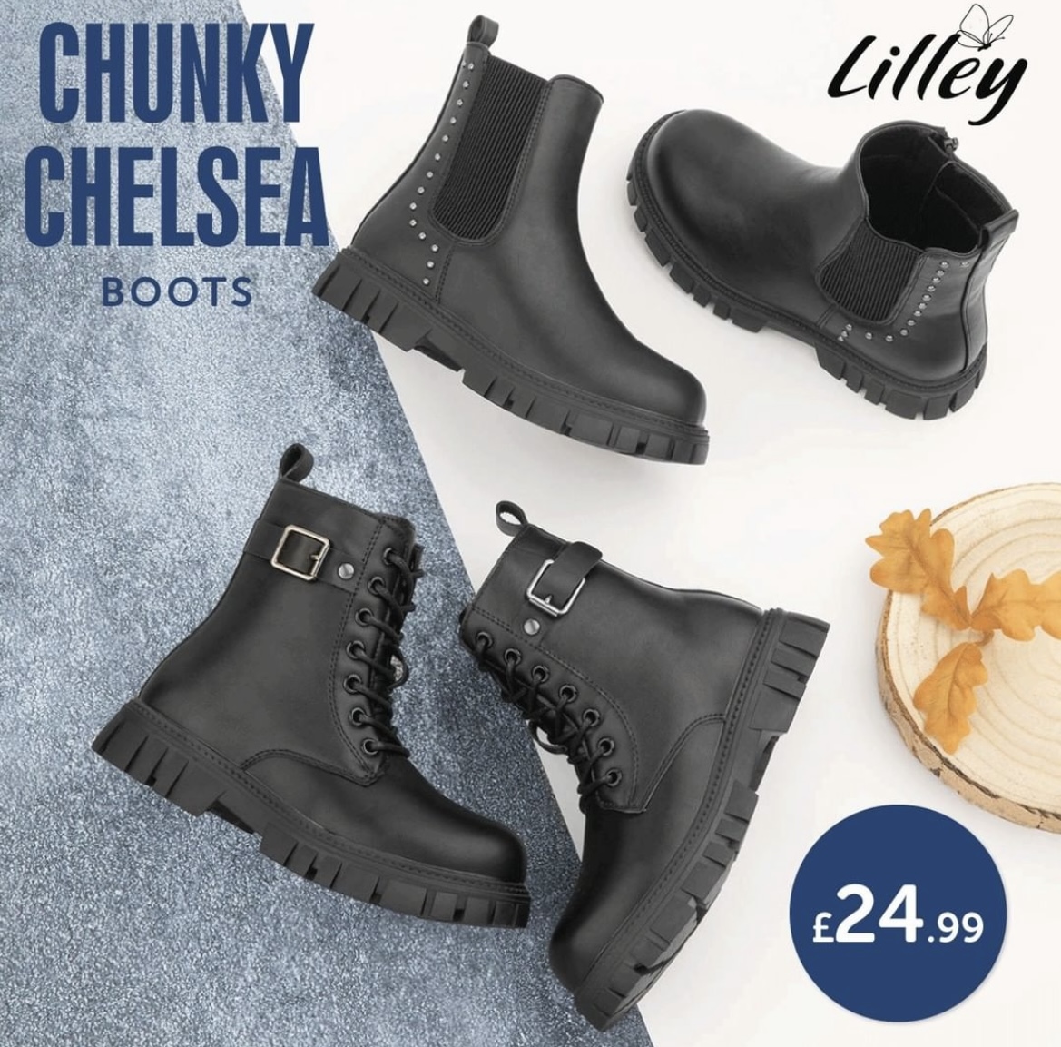 BatteryRP's tweet photo. Boring boots are out, chunky styles are in this Autumn 🍂

Shoe Zone have a huge range of boots, perfect for the new seasons and colder weather. Take a look in store today.

#ShoeZone #Shoes #Boots #Autumn #FashionInspo #BatteryRP #Birmingham https://t.co/NidxhccKNg