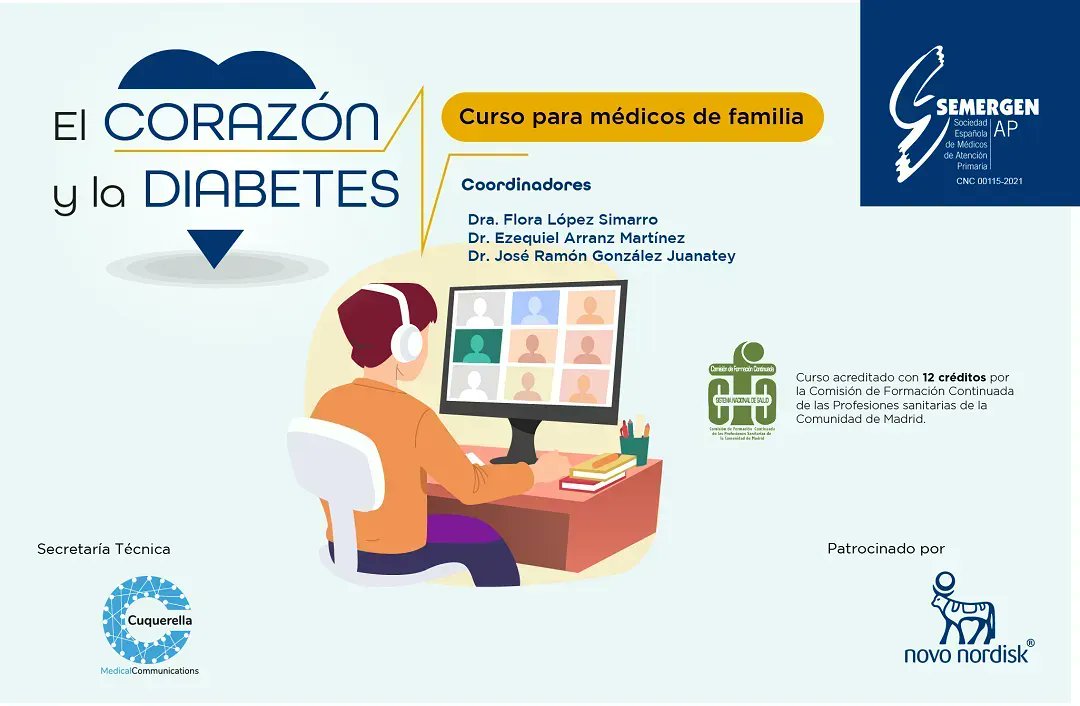 👁‍🗨 7 temas formativos elaborados por especialistas #MFyC del @SemergenGTDM y especialistas en Cardiología. Cada tema consta de contenido teórico y vídeo de exposición con material para descarga. ℹ️ buff.ly/3BIjHp1