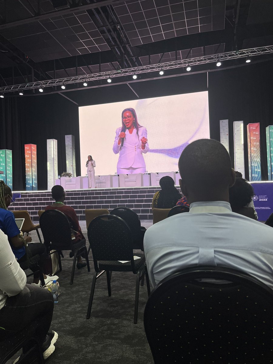 jeskimosso's tweet photo. Another day at #AAG2022 listening to a power talk from @africatechie sharing her journey towards transforming Africa’s tech &amp; innovation. She said, “The doors will slam. Keep smiling for the next door” Innovators &amp;Entrepreneurs know this better.

#AAG2022 #Innovation @HubIfakara https://t.co/u6I9RYhlAj