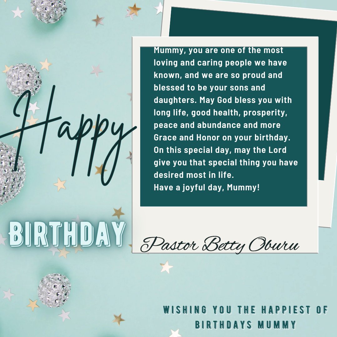 decc_church's tweet photo. Happiest birthday Pastor Betty Oburu https://t.co/2rzTgj3UH4