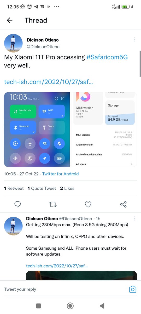 BiirbG's tweet image. Not true.

#Xiaomi11TPro 
#redminote11proplus5g 
#Xiaomi12
#Xiaomi12Pro 

ALL ENABLED &amp;amp; working 100% with #Safaricom5G