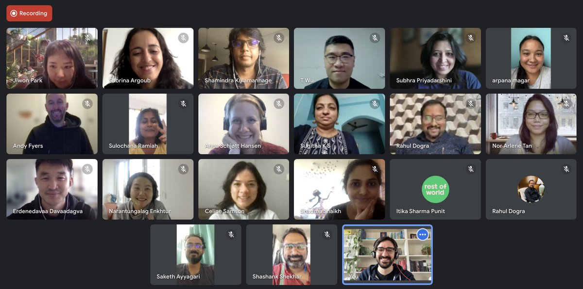 Mattia Peretti (@xhgmattia) on Twitter photo After 2 months of intense learning together, we just finished the #JournalismAI Academy for Small Newsrooms with this fantastic group of participants from across the Asia-Pacific region🌏
Huge thanks to the instructors & to <a href="/SabrinaArgoub/">Sabrina Argoub</a> for leading us through the programme 🙌 After 2 months of intense learning together, we just finished the #JournalismAI Academy for Small Newsrooms with this fantastic group of participants from across the Asia-Pacific region🌏
Huge thanks to the instructors & to <a href="/SabrinaArgoub/">Sabrina Argoub</a> for leading us through the programme 🙌