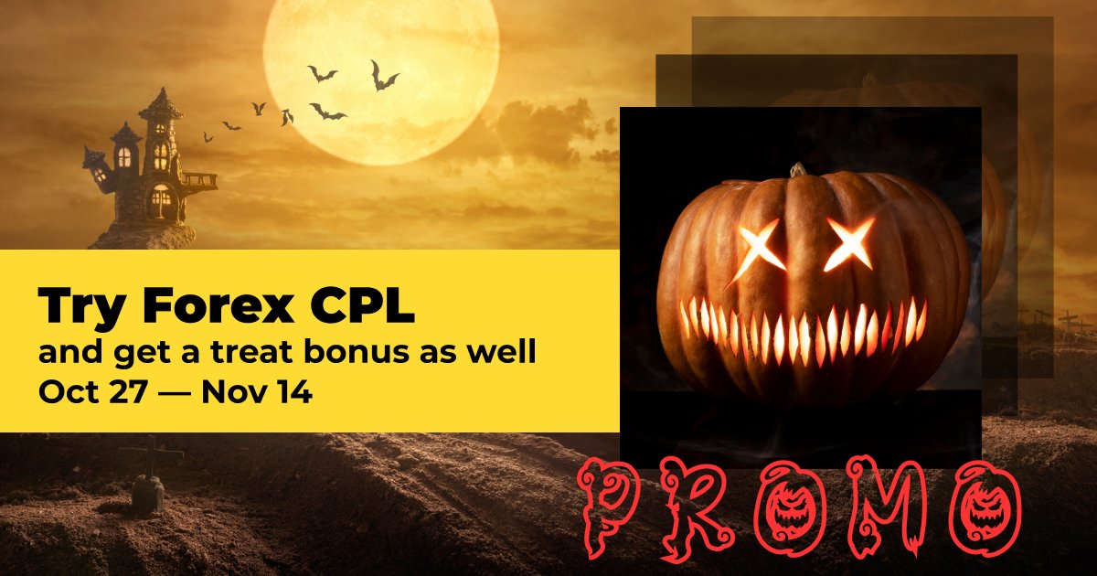 Halloween is coming! So we prepared something special for you! 

It's no ghosts — it's real money 🤑

Run traffic using our Forex CPL offer, earn money and receive a treat bonus!

Participation rules are here 👉 bit.ly/3fbGO32

#forex #offer #halloween #promo #datify