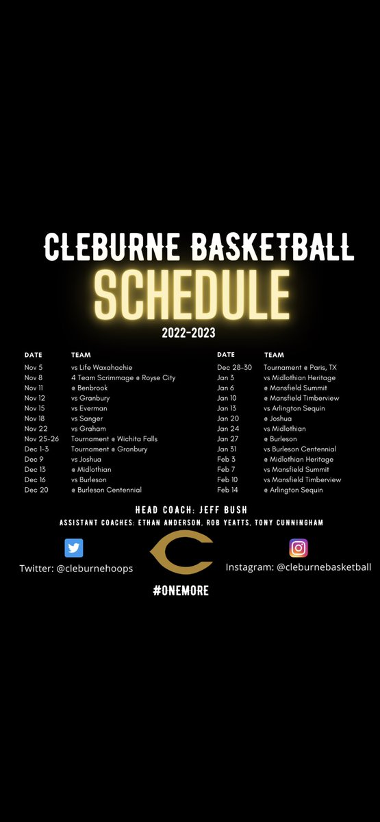 Cleburne Hoops tweet media