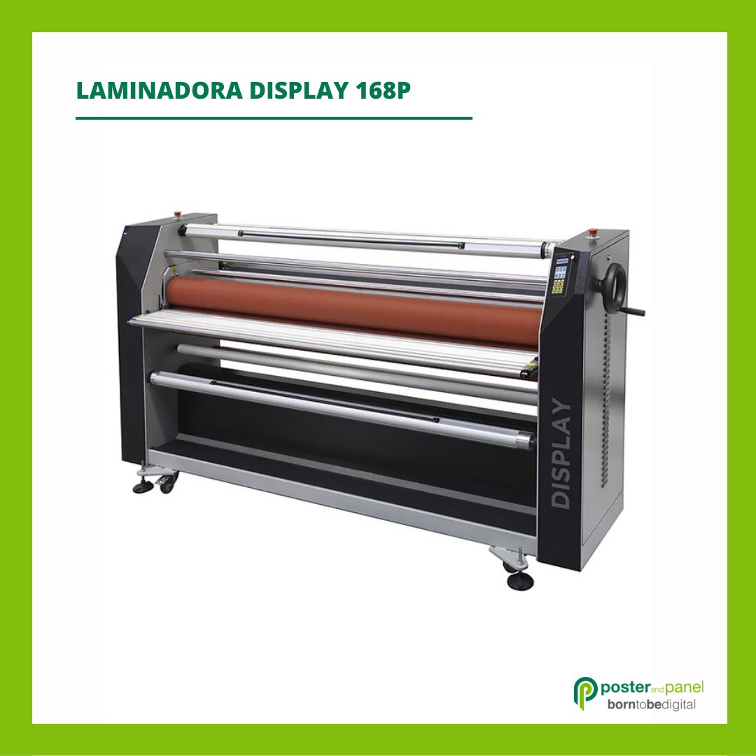 #LaminadoraDisplay, la mejor del mercado👇

¡Frenos de tensión ‘Ferodo grip’, carga rápida, temperatura de trabajo hasta 135ºC y mucho más!

Disponible en opción de compra o también en alquiler RENT 2 BUY. 💥

Clic aquí para más info: posterandpanel.com/laminadora-dis…