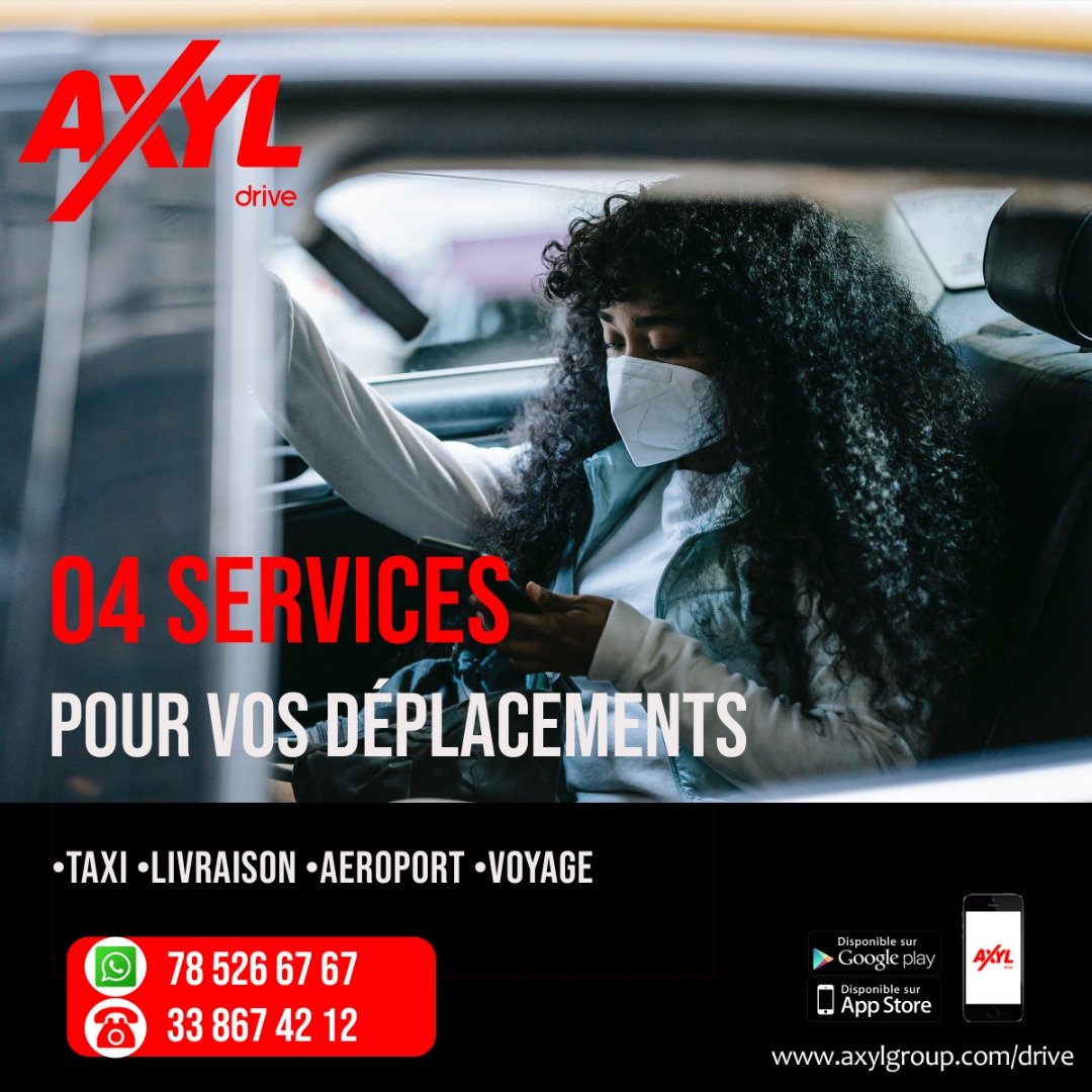 AXYL Drive, Osez la technologie pour votre sécurité
N'attendez plus! vous pouvez dès à présent télécharger l'application sur Play store play.google.com/store/apps/det… et sur App store apps.apple.com/us/app/axyl/id…
#sunugal #transport #senegal2022 #voyage #dakar #senegalemergent
