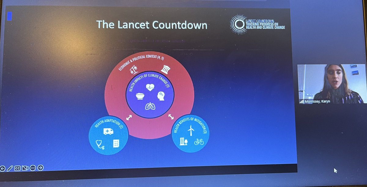 @UCCPublicHealth @CGDUCC #climatechangeandhealth #lancetcountdown #IGHNConf22 #IGIS #healthimplications #energy delighted to hear Prof Karyn Morrissey of The Lancet Countdown discuss Climate Change and health.